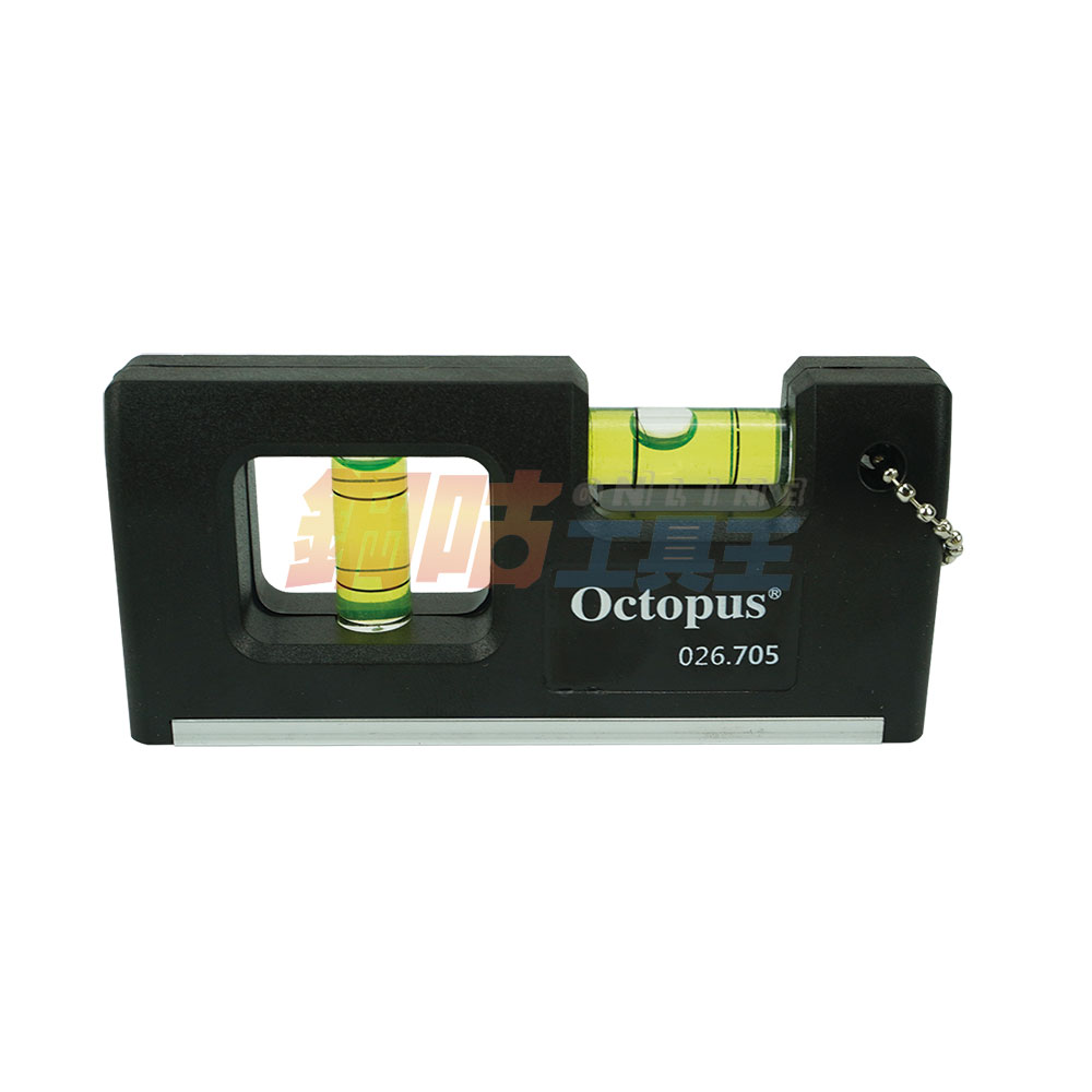 4"附磁雙泡水平尺