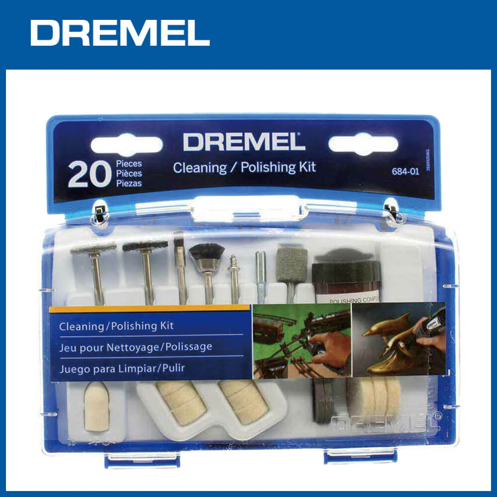 Dremel 684-01 砂磨拋光20件組