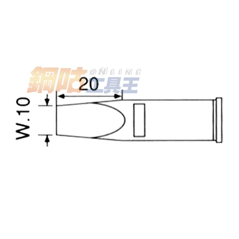 烙鐵頭 扁型 72-01-02