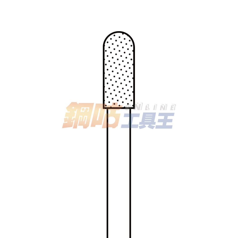 鑽石磨棒 頭徑4mm 柄徑3mm C型