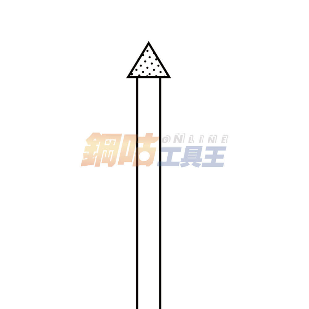 鑽石磨棒 頭徑4.2mm 柄徑2.34mm P型