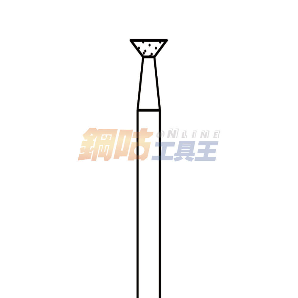 鑽石磨棒 碟型 柄徑6mm